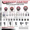Service Caster Tool Box Caster Wheel Set 3.5'' Red Polyurethane Swivel Casters, 4PK TOOL-SCC-20S3514-PPUB-RED-2-TLB-2 - alternate 2